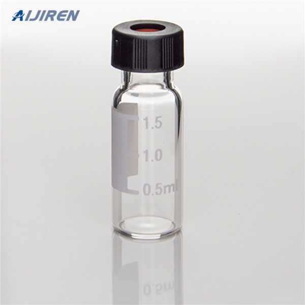 Alibaba 18mm screw headspace glass vials with round bottom for GC/MS